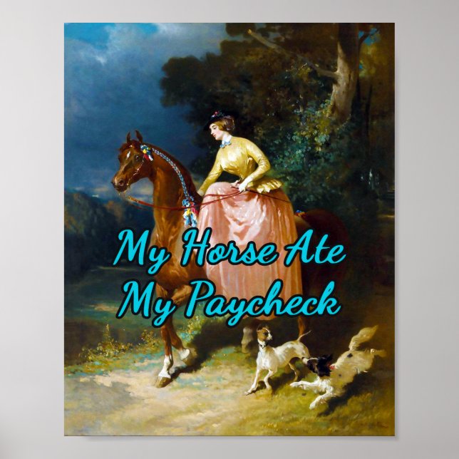 The Ride Along by Alfred De Dreux  Poster (Front)