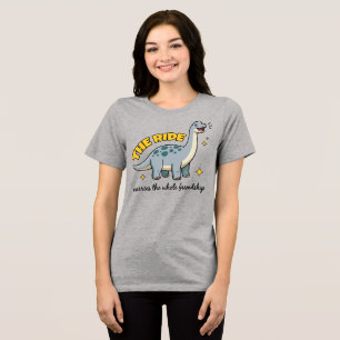 The Ride Bestie T-Shirt, Funny Dinosaur Tee