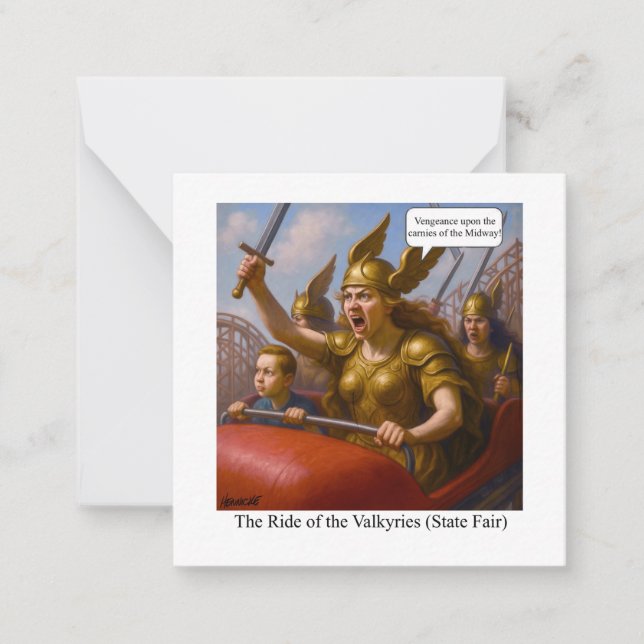 The Ride of the Valkyries (State Fair) Card (Front)