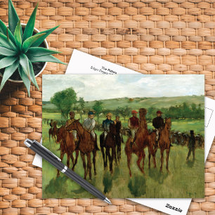 The Riders Horses Edgar Degas Postcard