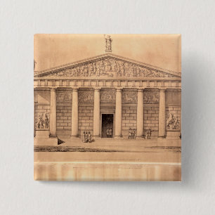 The Riding School of the Imperial Guards, St. Pete 15 Cm Square Badge