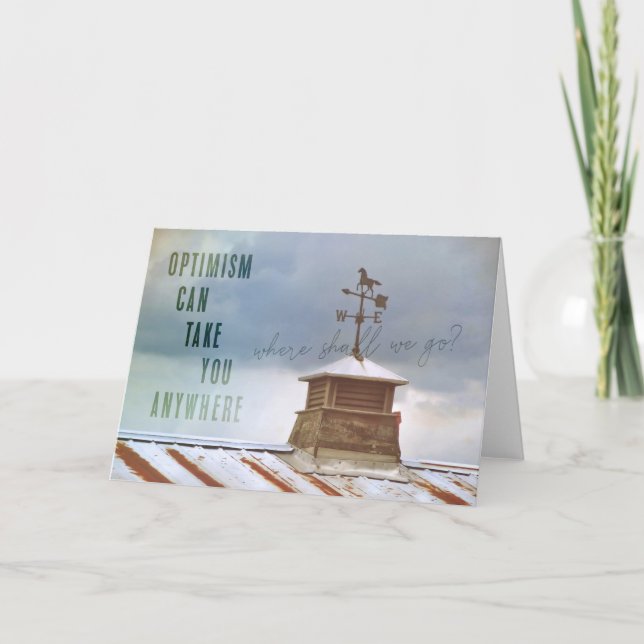 THE RIGHT DIRECTION Greeting Card (Front)