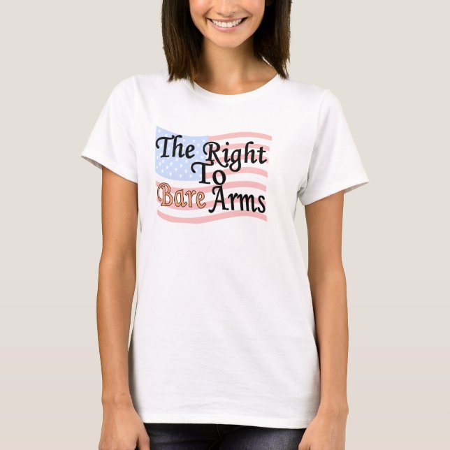 THE RIGHT TO BARE ARMS Attitude Tank Top (Front)