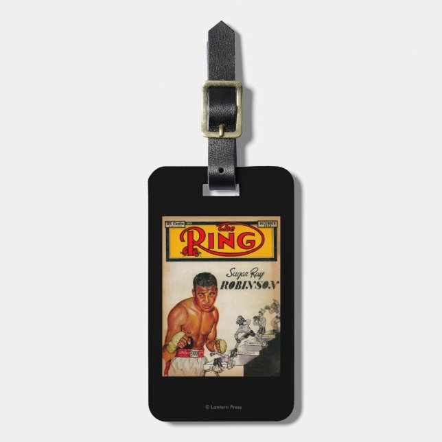 The Ring Magazine Cover 2 Luggage Tag (Front Vertical)