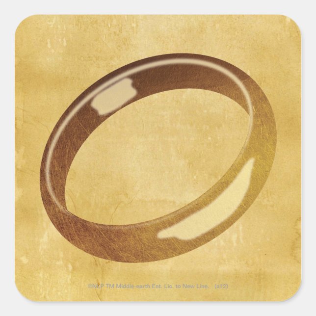 The Ring Square Sticker (Front)