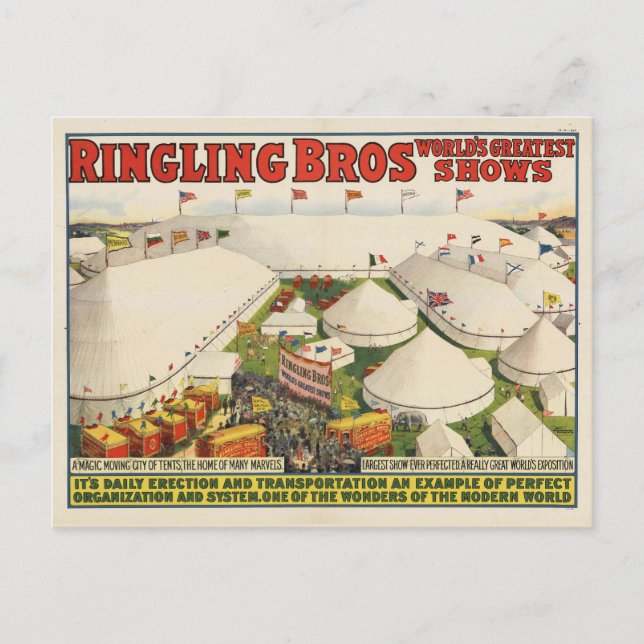 The Ringling Bros. Circus Postcard (Front)