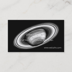 The Rings of Gas Giant Saturn - solar system image Business Card
