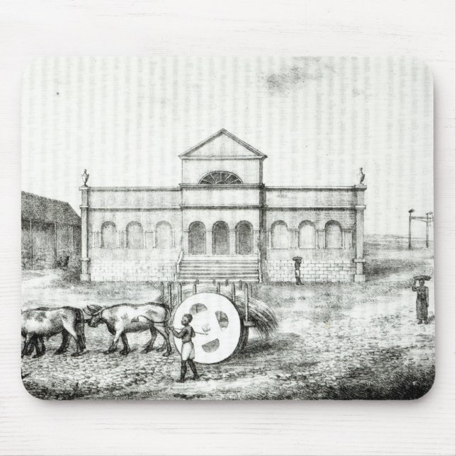 The Rio Exchange, a Public Trapiche Mouse Pad (Front)
