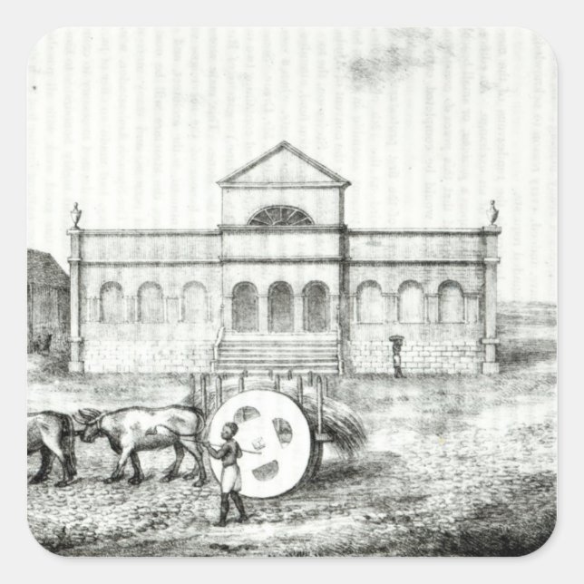 The Rio Exchange, a Public Trapiche Square Sticker (Front)