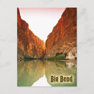 The Rio Grande, Big Bend NP, Texas Postcard