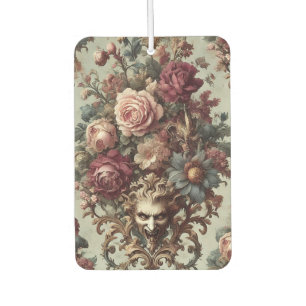 🌺 The Riot to Bloom – Gothic Baroque Floral  Car Air Freshener