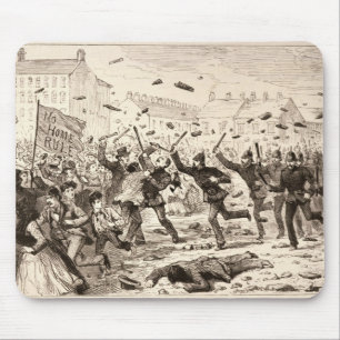 The Riots in Belfast Mouse Pad