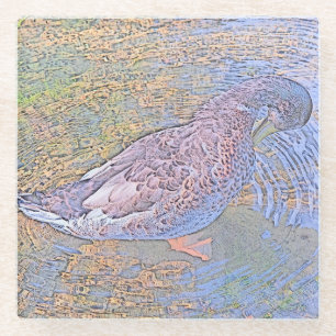 The Ripples Glass Coaster
