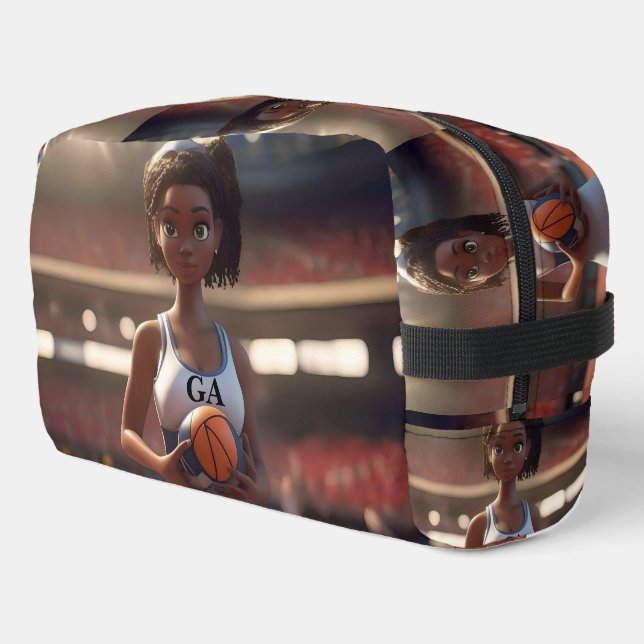 The Rise of the Brown-Skinned Netball Girl Dopp Kit (Left Corner)