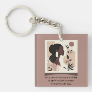 The Rise Stronger Themed Key Ring