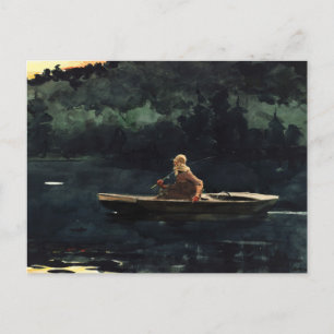 The Rise watercolor painting by Winslow Homer Postcard