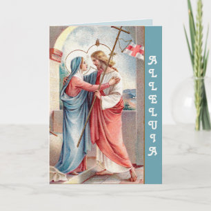 The Risen Christ Greets His Mother (MH01) Card