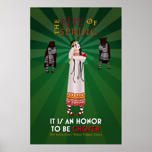 The Rite of Spring Pagan Propaganda Poster