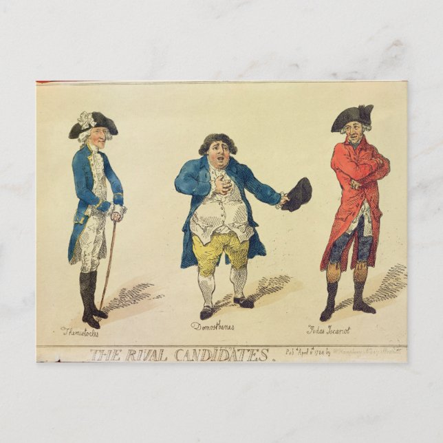 The Rival Candidates Postcard (Front)