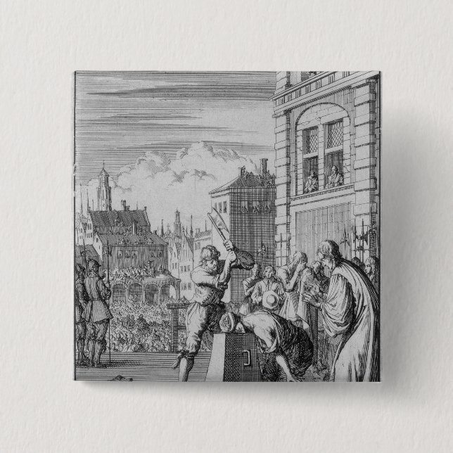 The Riven Shield 15 Cm Square Badge (Front)