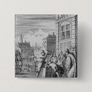 The Riven Shield 15 Cm Square Badge