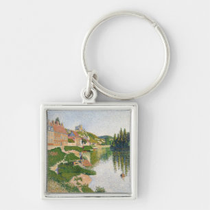 The River Bank, Petit-Andely, 1886 Key Ring