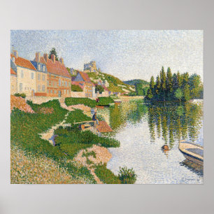 The River Bank, Petit-Andely, 1886 Poster
