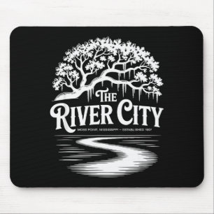 The River City Moss Int Live Oak Est. 1901 Mouse Pad