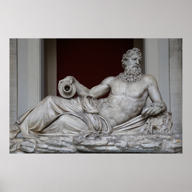 The River God Tiber in the Vatican Museum Poster (Front)