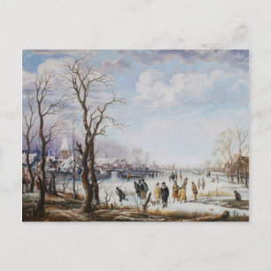 The river in winter Postcard