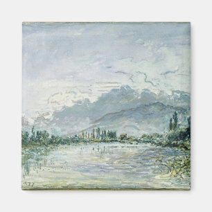 The River Isere at Grenoble, 1877 Magnet