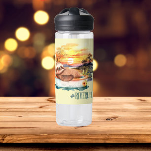 The River Life Sloth   Summer Fun Water Bottle