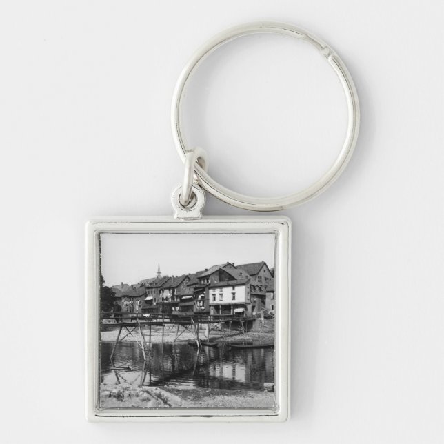 The River Nahe, Bad Kreuznach, c.1910 Key Ring (Front)