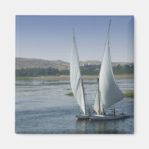 The River Nile and sailing boats used as Magnet