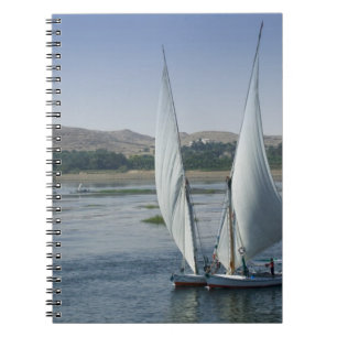 The River Nile and sailing boats used as Notebook
