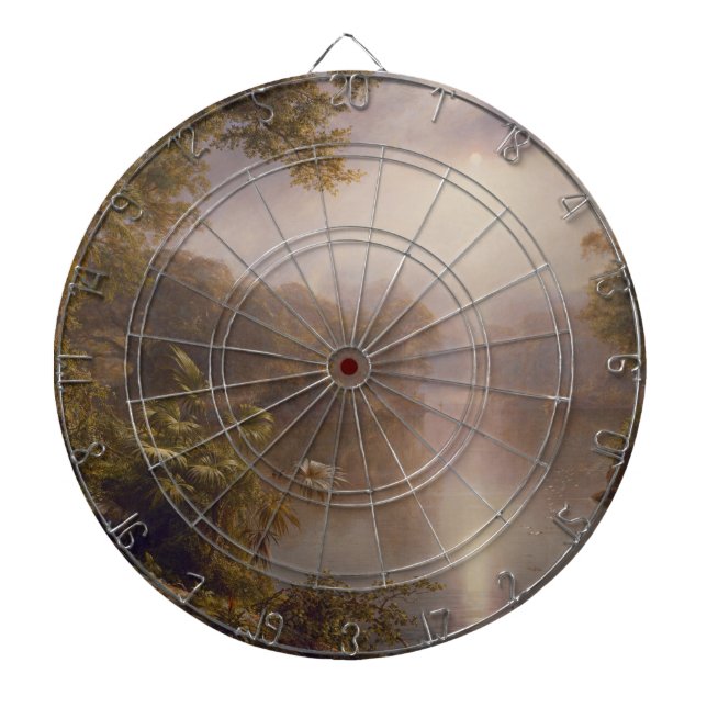 The River of Light (Morning in the Tropics) Dartboard (Front)