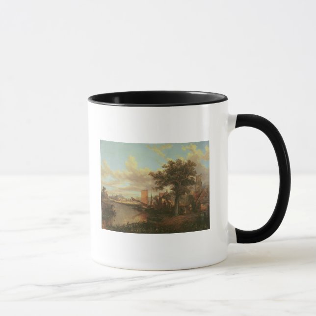 The River Yare with a distant view of Norwich Mug (Right)