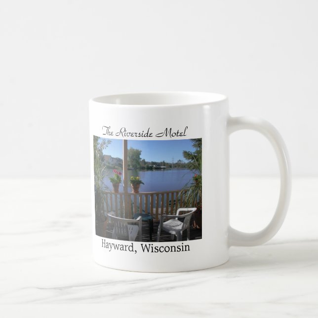 The Riverside Motel, Patio Coffee Mug (Right)