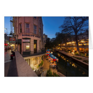 The Riverwalk At Dusk In Downtown San Antonio 2