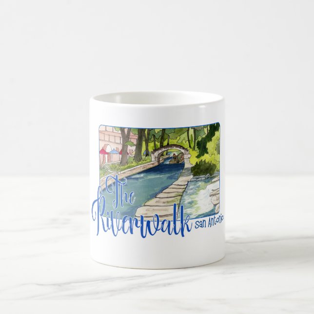 The Riverwalk, San Antonio, Texas Coffee Mug (Center)