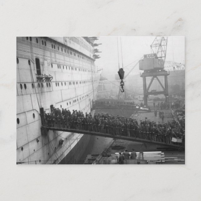 The RMS Queen Mary Postcard Collection (Front)