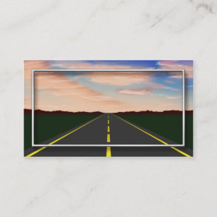 The Road Ahead Illustrated Business Cards
