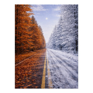 The Road Between Seasons – Time and Choice  Poster