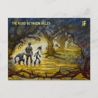 The Road Between Villes postcard by M. Winterbauer