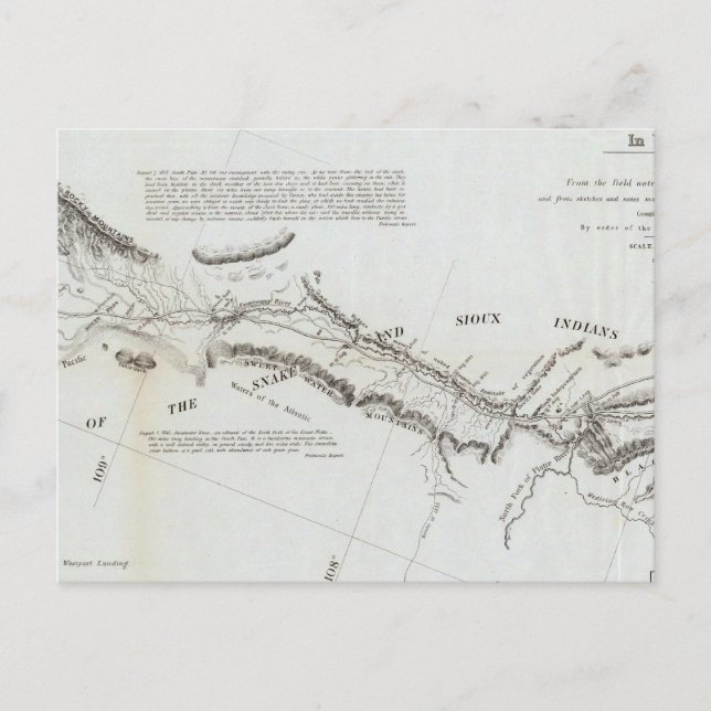 The Road From Missouri to Oregon 2 Postcard (Front)