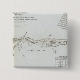 The Road From Missouri to Oregon 5 15 Cm Square Badge