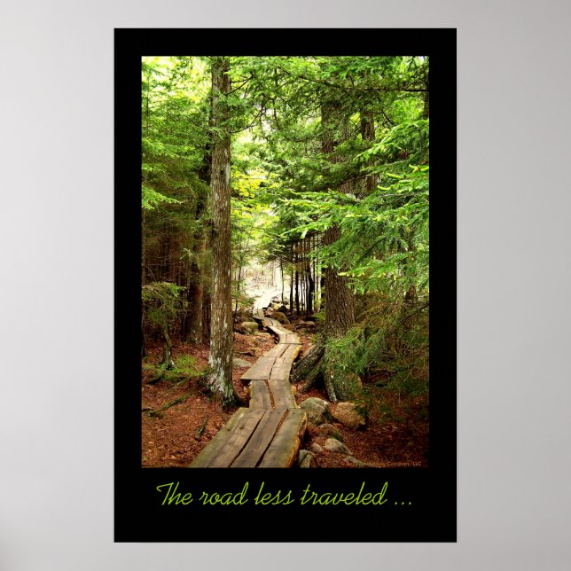 The road less travelled ... poster (Front)