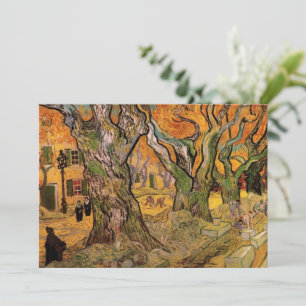 The Road Menders by Vincent van Gogh Invitation