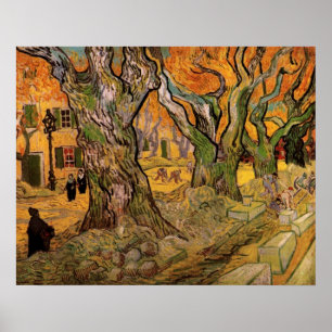 The Road Menders by Vincent van Gogh Poster
