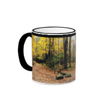 The Road Not Taken - Printed Poem On Mug - Autumn